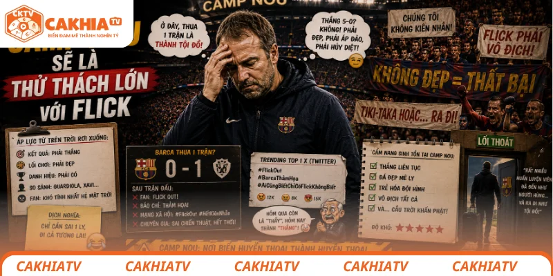Hansi Flick và hành trình cứu rỗi Barcelona khủng hoảng 3 Áp lực tại Camp Nou sẽ là thử thách lớn với Flick