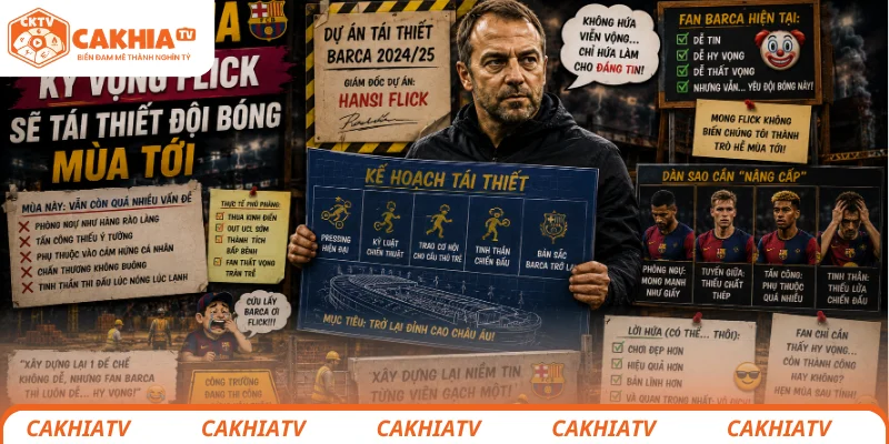 Hansi Flick và hành trình cứu rỗi Barcelona khủng hoảng 2 Barcelona kỳ vọng Hansi Flick sẽ tái thiết đội bóng mùa tới