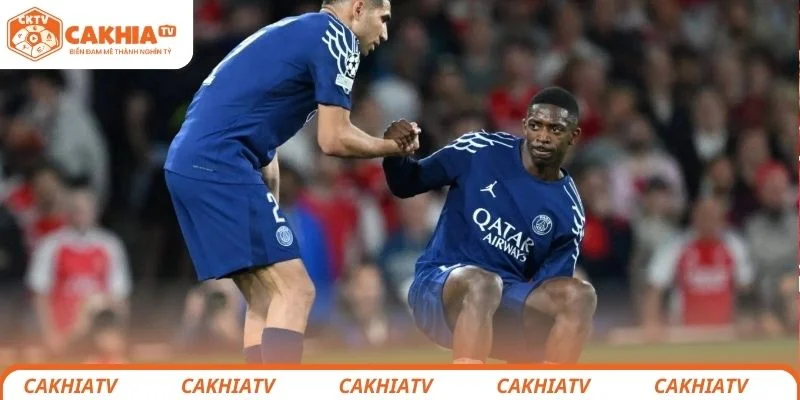 Dembele Chấn Thương Nguy Cơ Lỡ Chung Kết C1 Khiến PSG Lo Lắng 1 PSG nhận hung tin Dembele chấn thương nguy cơ lỡ trận đại chiến C1 với Arsenal
