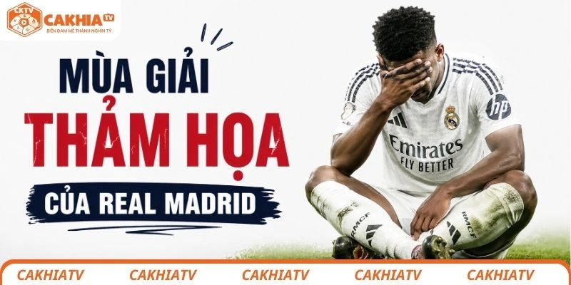 Real Madrid trắng tay: Mbappe bất lực nhìn Barcelona vô địch La Liga 1 Mùa giải thảm hoạ dẫn đến kết cục trắng tay của Real Madrid